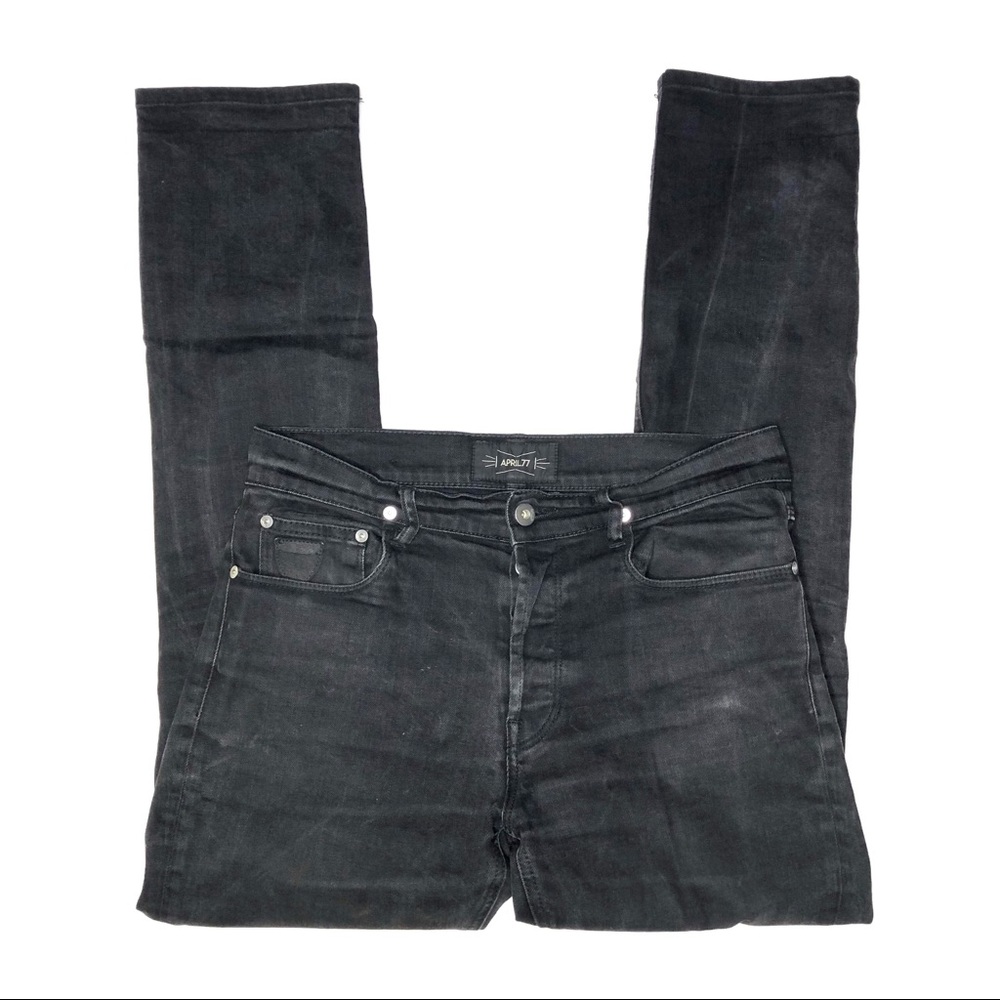 April 77 Faded Distressed Dictator Jeans
